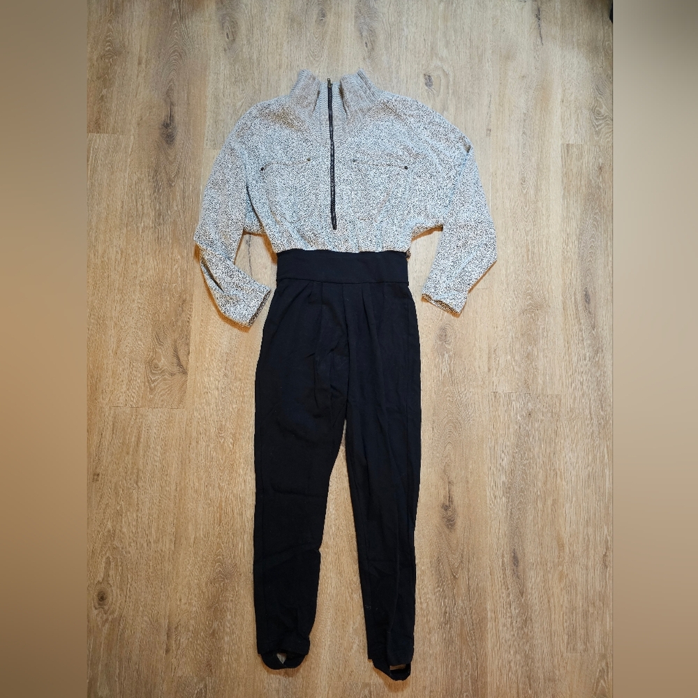 Vintage Seatle GEAR  Black and Gray Women's Jumpsuit
